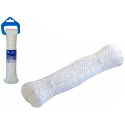 CORDON RIEL POLIPROPILENO BLANCO 3MM X 20 M