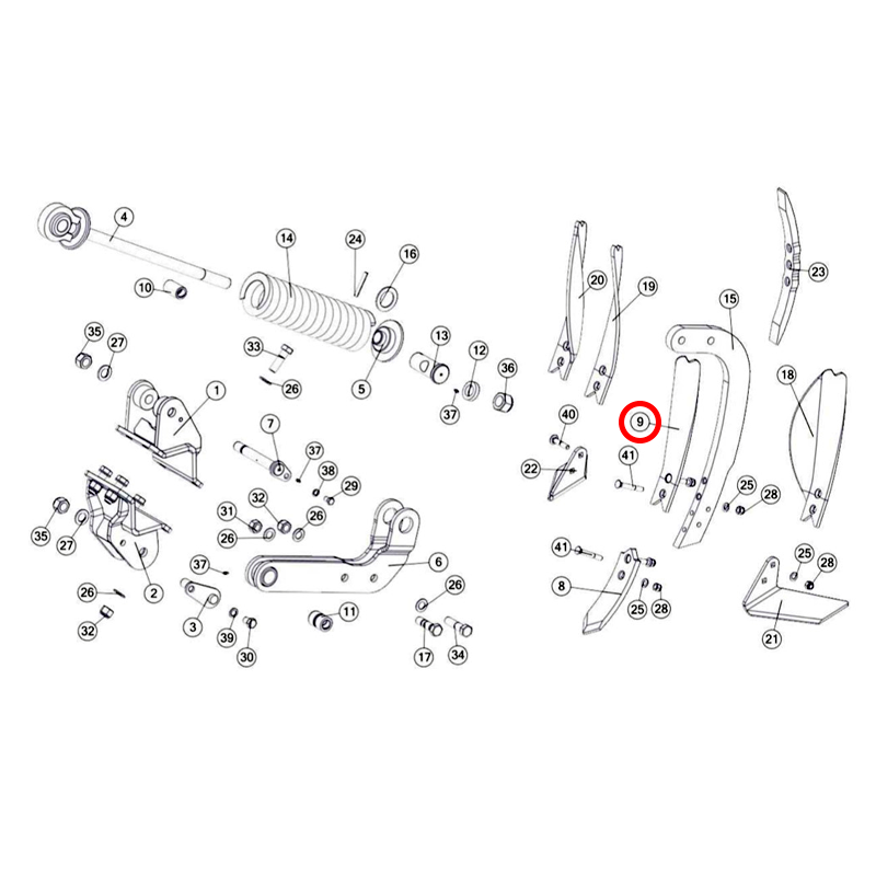 DEFLECTOR IZQUIERDO CROSS UNIA