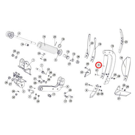 DEFLECTOR IZQUIERDO CROSS UNIA