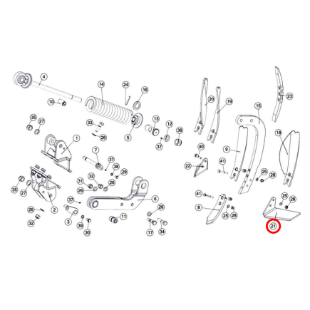 ALETA IZQUIERDA CROSS UNIA