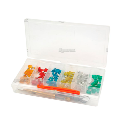 CAJA MINI FUSIBLES + HERRAMIENTAS 93 PIEZAS