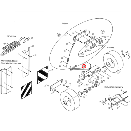 TRANSMISION COMPLETA DE RUEDA - DISTRIBUIDOR