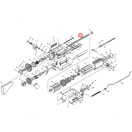 EJE HEXAGONAL DEL DISTRIBUIDOR