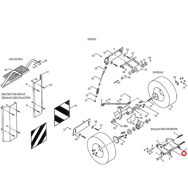 CASQUILLO CHASIS 28x21x82 ACCESORIOS DEL CHASIS...