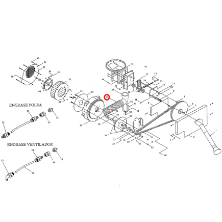 MANGUERA DE ASPIRACIÓN TURBINA SEMBRADORA