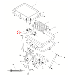 TAPON Y TUERCA 1" AMARRE TOLVA ABONADORA DOBLE DISCO 2