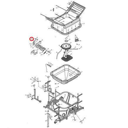 ACTUADOR ELECTRICO CARRERA 50 MM SEMBRADORA