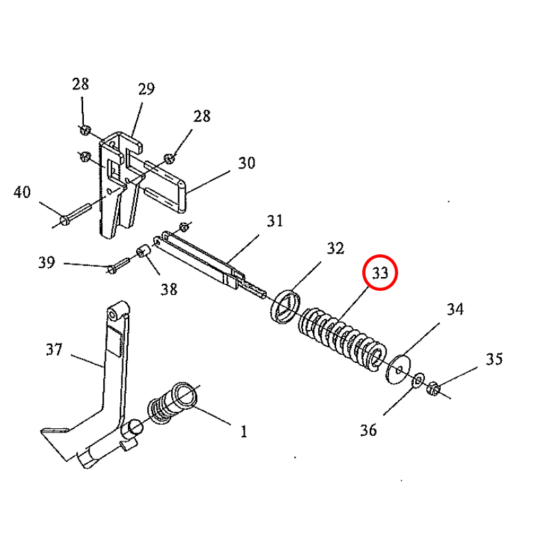 MUELLE BRAZO TD SEMBRADORA