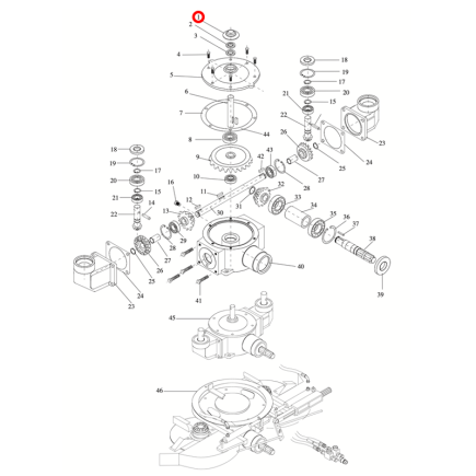 GUARDAPOLVO INOX EJE CENTRAL ABONADORA DOBLE DISCO