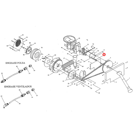 EJE ESTRIADO 35 MM SEMBRADORA