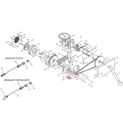 POLEA B2-80 TRANSMISION NEUMATICA SEMBRADORA
