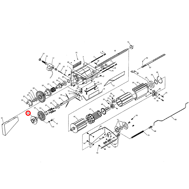 ENGRANE 14 DIENTES SEMBRADORA