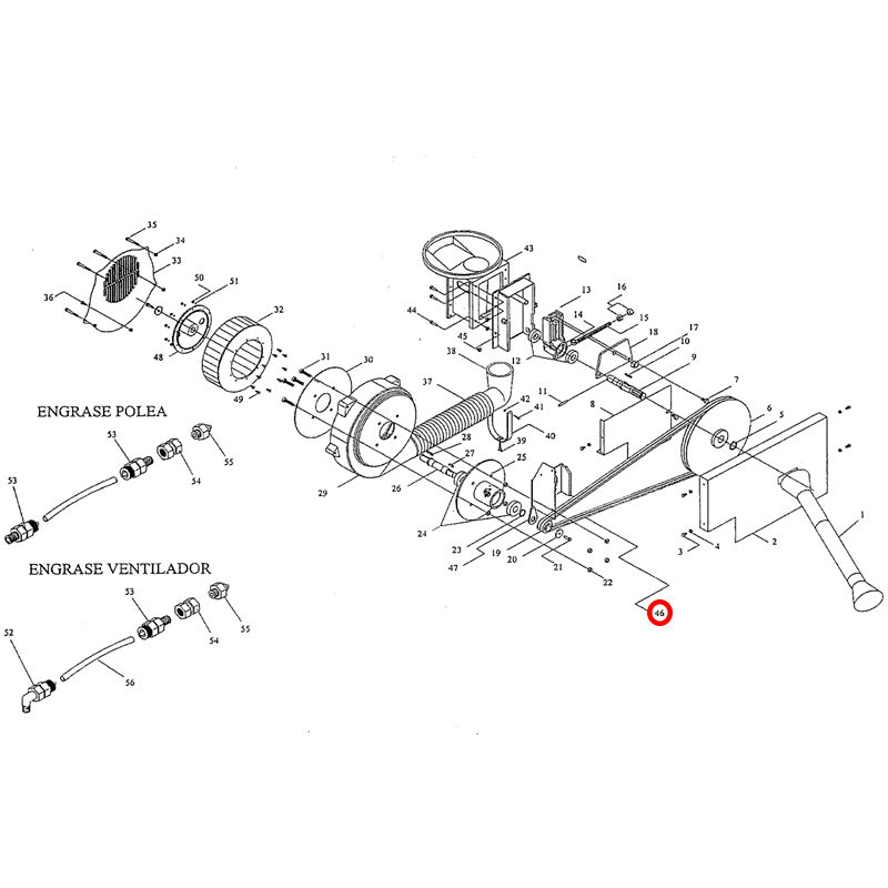 CORREA B-62 SEMBRADORA