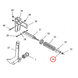 ARANDELA 16 x 36 x 3 SEMBRADORA 2