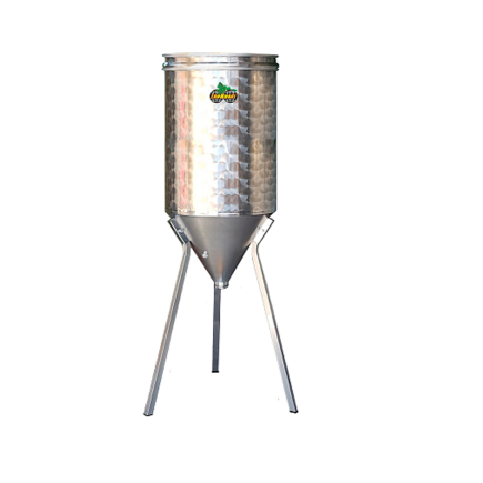 DEPOSITOS INOX. CON CONO 60º PARA ACEITE