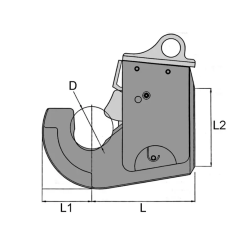 GANCHO DE ENGANCHE AUTOMÁTICO PARA SOLDAR CATEGORÍA 3 CBM 2