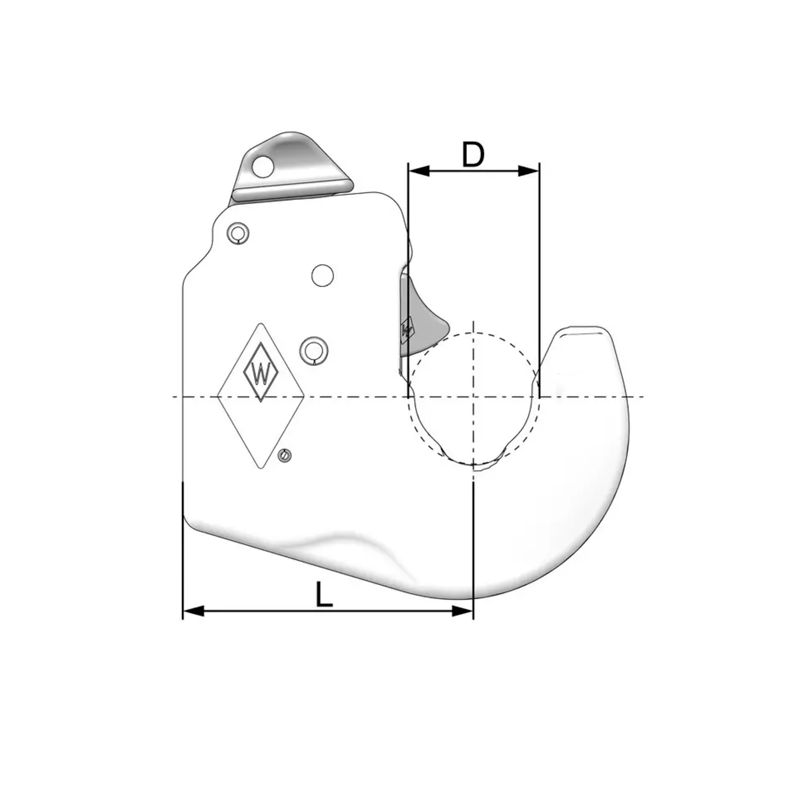 GANCHO DE ENGANCHE AUTOMÁTICO PARA SOLDAR...
