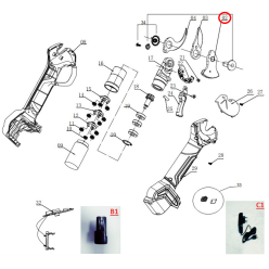 ANCLAJE CUCHILLA DE TIJERA GY 2802PS GOOD YEAR 2