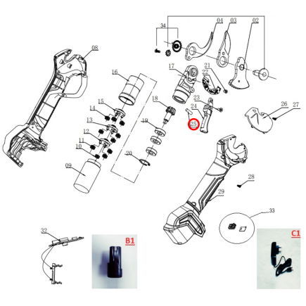 RESORTE GATILLO DE TIJERA GY 2802PS GOOD YEAR
