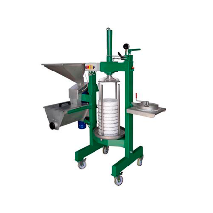 PRENSA CON MOLINO Y AMASADOR PARA ACEITUNAS