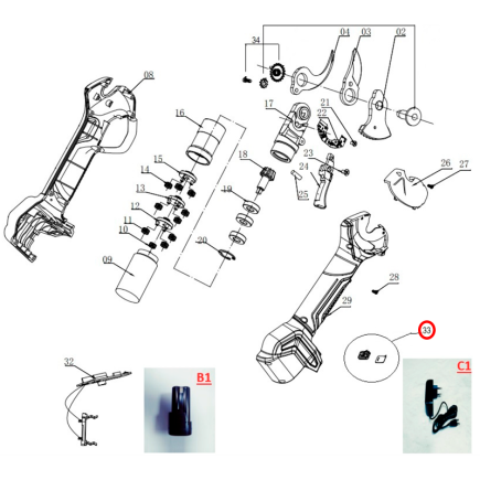 INTERRUPTOR ON/OFF PULSADOR DE TIJERA GY 2802PS GOOD YEAR