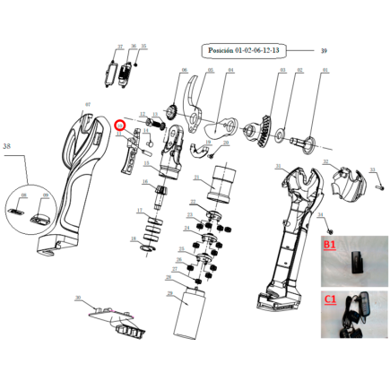 GATILLO DE TIJERA GY 3202PS GOOD YEAR