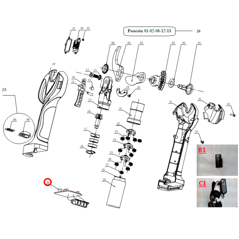PLACA CONTROL DE TIJERA GY 3202PS GOOD YEAR