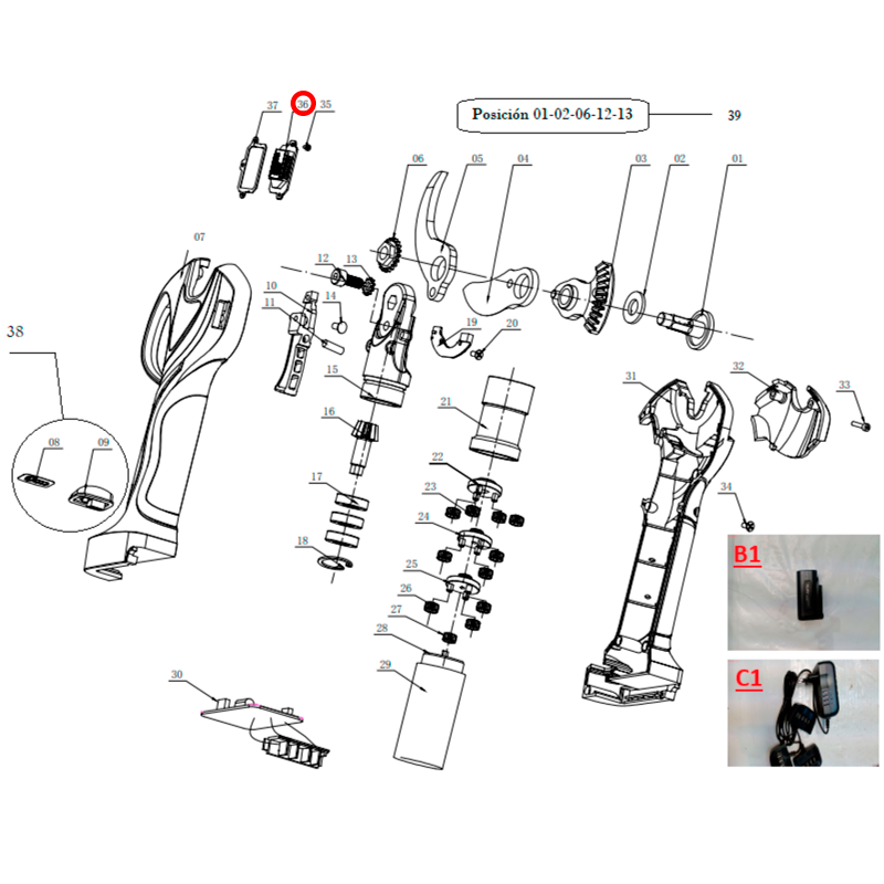 PANTALLA DE TIJERA GY 3202PS GOOD YEAR