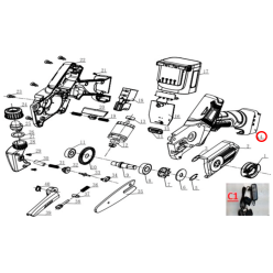 CARCASA IZQUIERDA DE SIERRA DE MANO GY 450HC GOOD YEAR 2