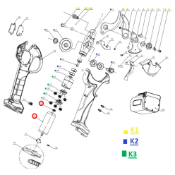 MOTOR CON PIÑON DE TIJERA GY 4002PS GOOD YEAR 2