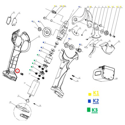 INTERRUPTOR ON/OFF PULSADOR DE TIJERA GY 4002PS GOOD YEAR