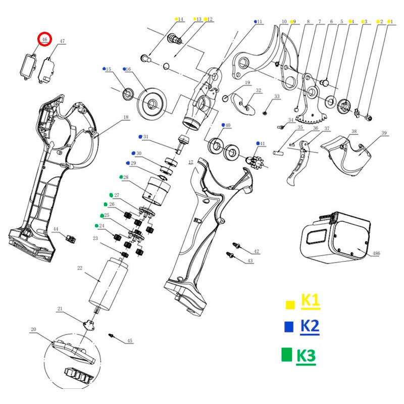 JUNTA PANTALLA DE TIJERA GY 4002PS GOOD YEAR