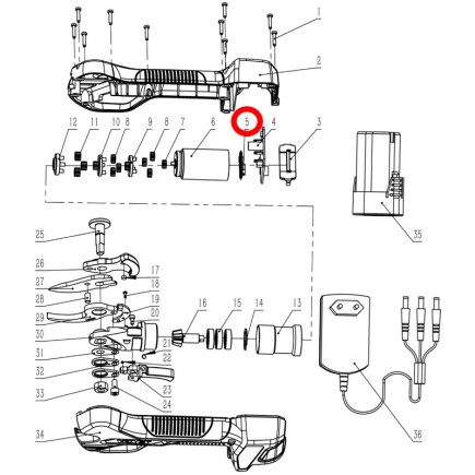 BOTON ON/OFF DE TIJERA GY 28PS GOOD YEAR