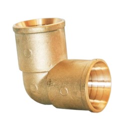 Codo Laton Estriado 32