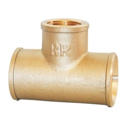 TE Mixta Laton Estriado Roscado Hembra 32 - 3/4