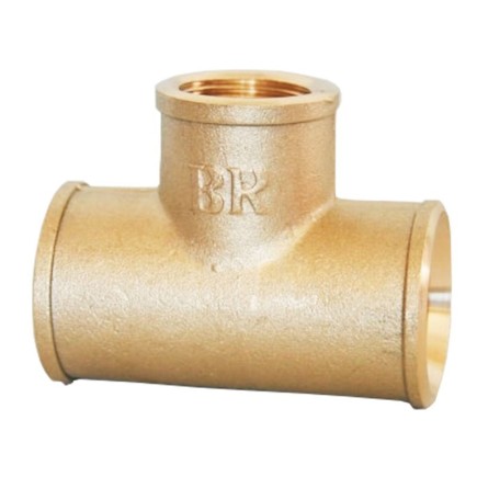 TE Mixta Laton Estriado Roscado Hembra 32 - 3/4