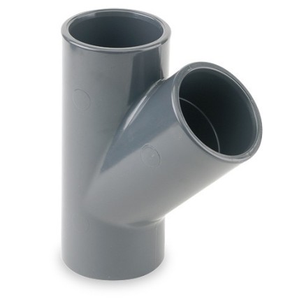 TE PVC Igual 45 Hembra