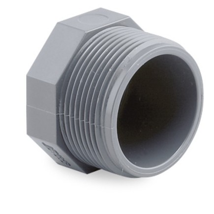 Tapon PVC Roscado Macho