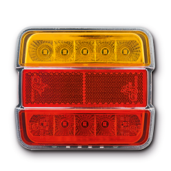 PILOTO TRASERO LED GOODYEAR GY302RL 5F. CUADRADO 12V