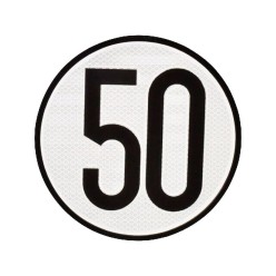 Señal de limitacion de velocidad 50 km/h