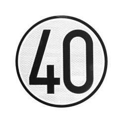 Señal de limitacion de velocidad 40 km/h BL40ES