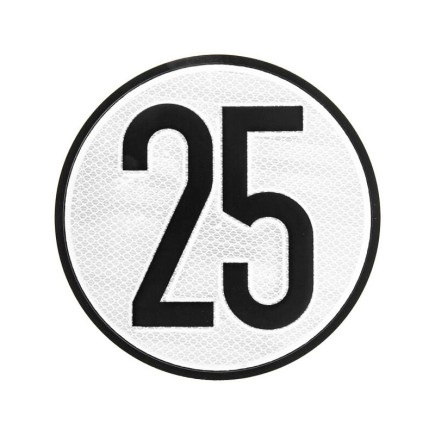 Señal de limitacion de velocidad 25 km/h BL25ES