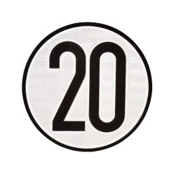 Señal de limitacion de velocidad 20 km/h BL20ES