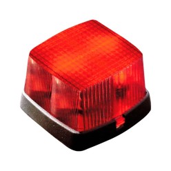 PILOTO CUADRADO TRASERO ROJO CON REFLECTOR
