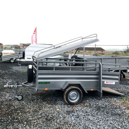 REMOLQUE GANADO PARA COCHE SPEEDREM CON RAMPA