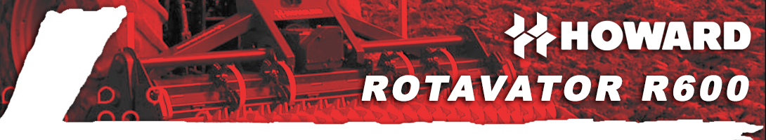 Rotavator R600 HOWARD